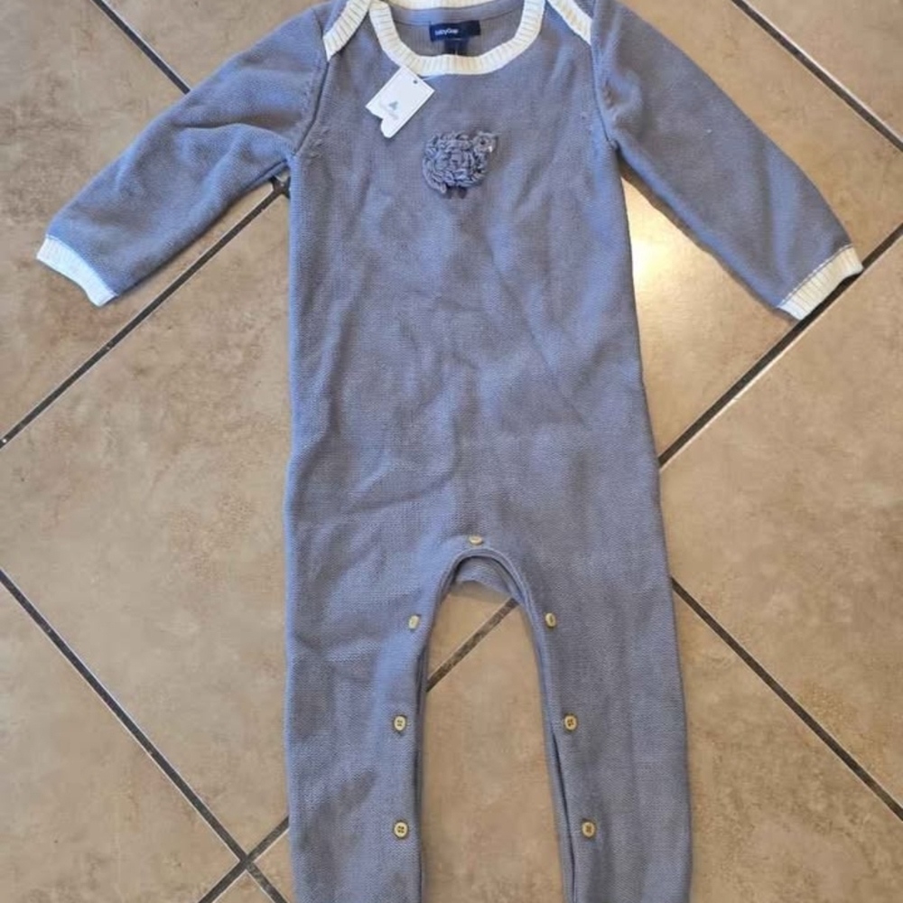 NEW Baby Gap 1 pc Llama Sheep Sweater Outfit Sz 18/24 Months